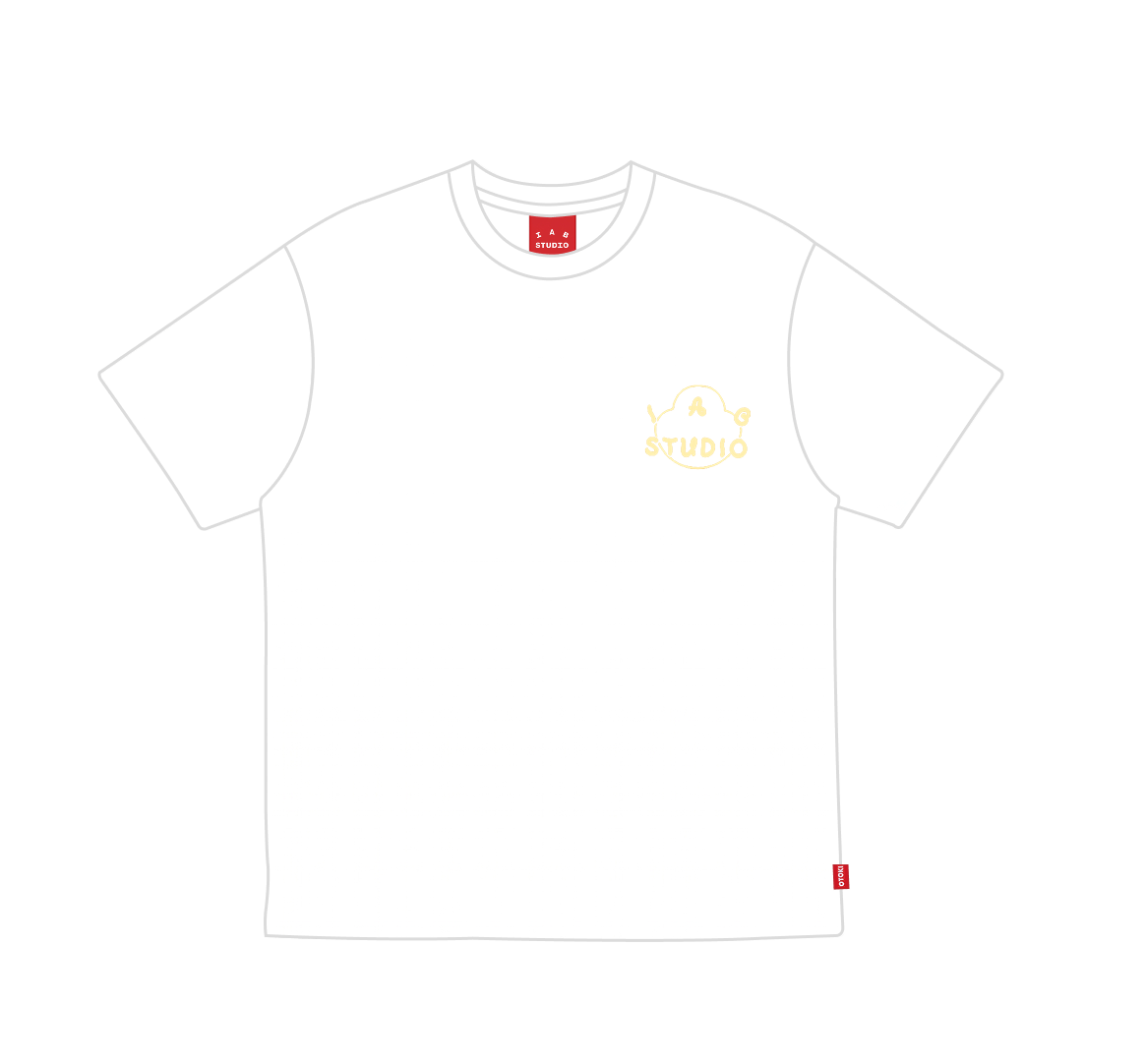 아이앱 스튜디오 x 오뚜기 마요네스 티셔츠 화이트(IAB Studio x Otoki Mayonnaise T-shirt White) - 2