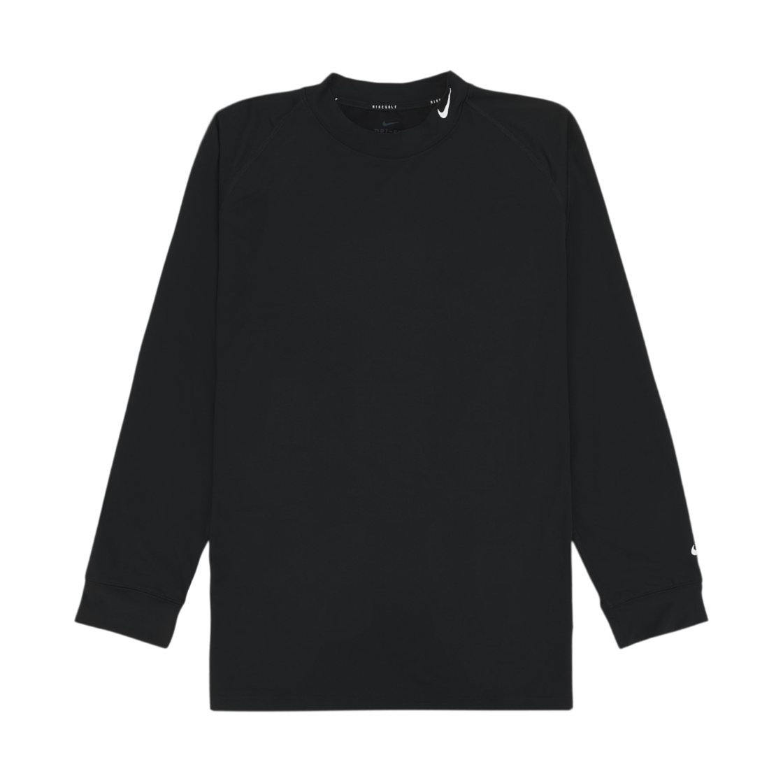 CU9803-010 Nike Dri-Fit UV Vapor Long Sleeve Golf Top Black - Asia