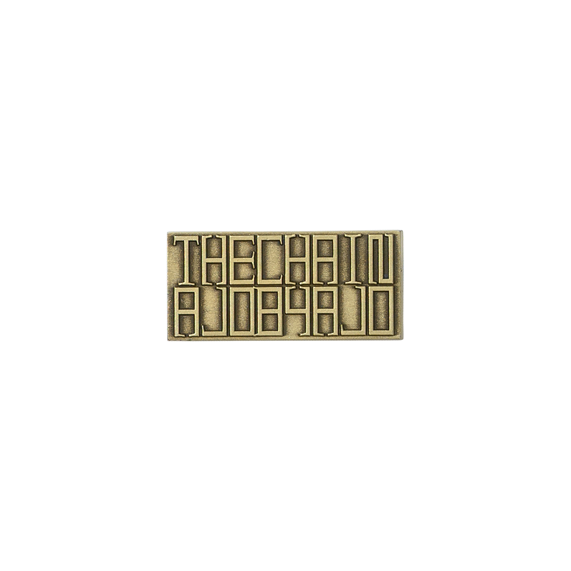 AJ264AC008CA AJOBYAJO The Chain Die Struck Pin Camel