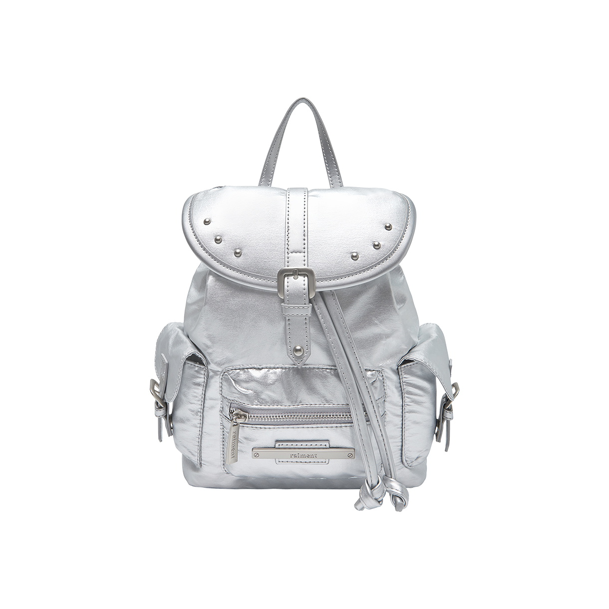 레이몬트 스터드 커버 포인트 미니 백팩 실버(Raiment Stud Cover Point Mini Backpack_Silver)