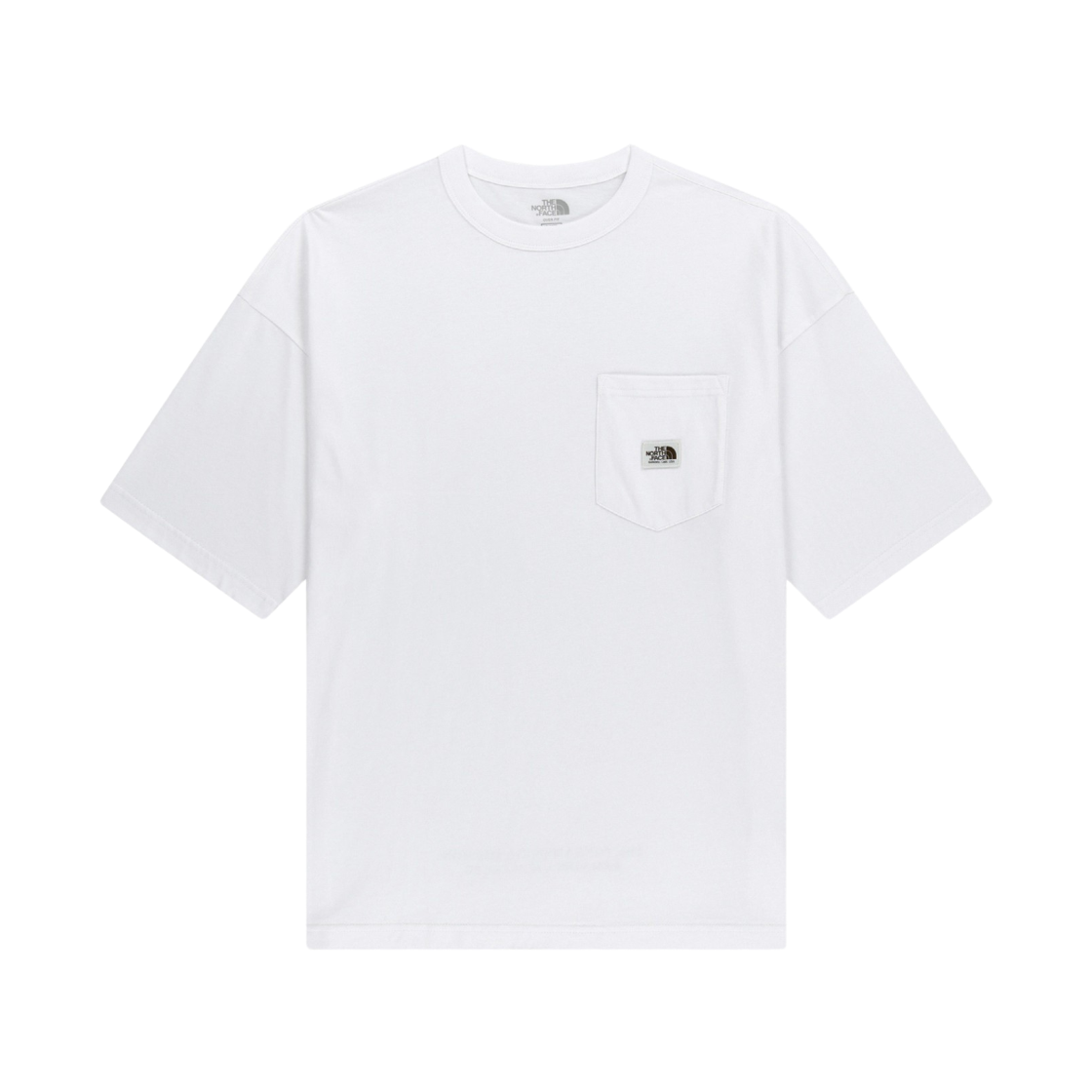 NT7US01K The North Face Pocket S/S R/Tee WHT