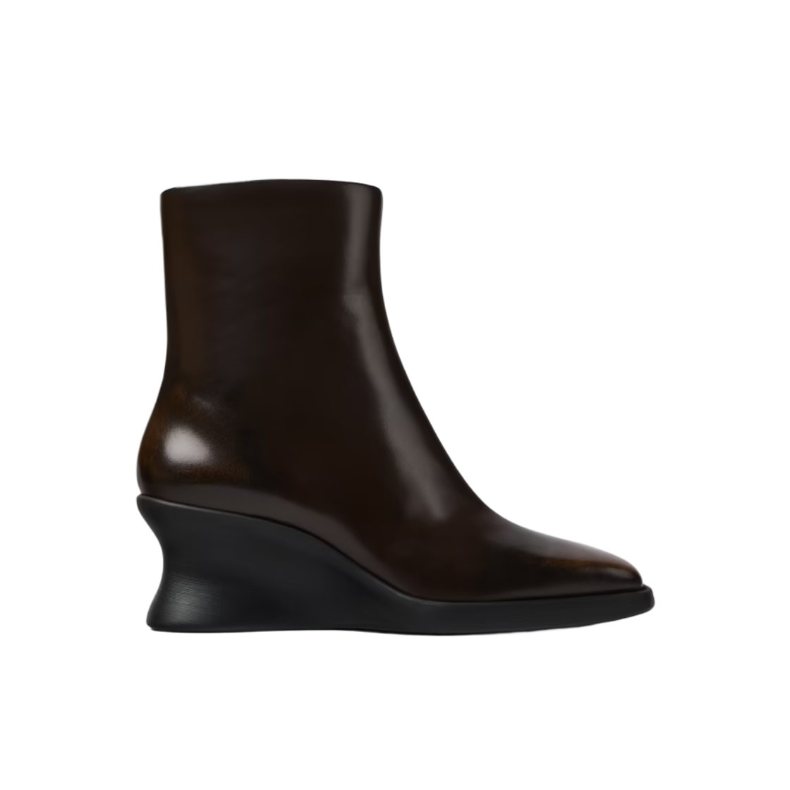 K400838-004 (W) Camper Louise Leather Ankle Boots Brown