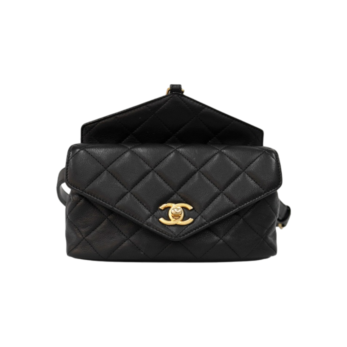 ITU7HBI5GID7 Chanel Black Waist Bag