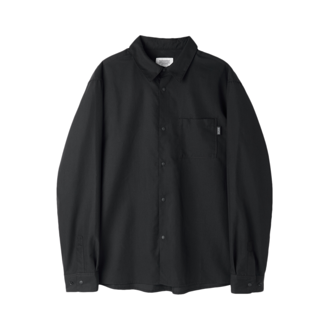 P263MSH108099 BROMPTON LONDON Utility Shirt Black