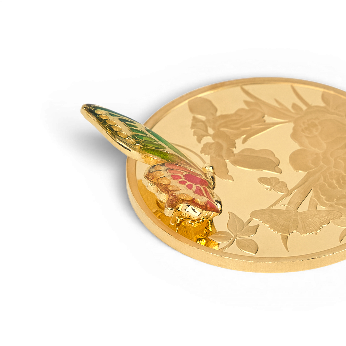 금 한국조폐공사 화접도 기념메달 17.65g(Gold KOMSCO Hwajeopdo Gold Medal 17.65g) - 3