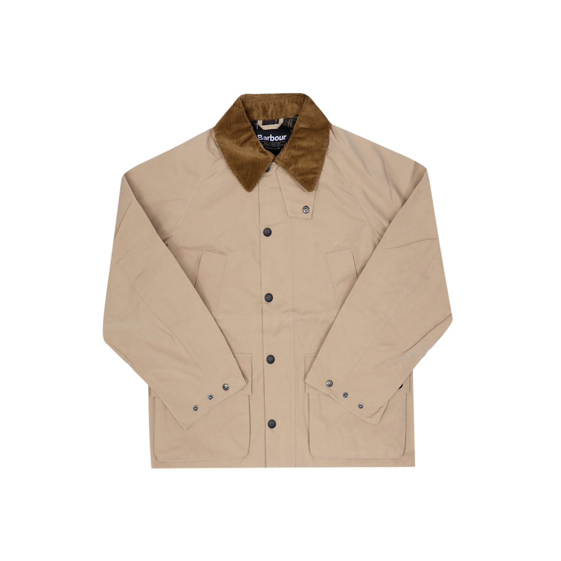 MCA0933 ST51 [25% 쿠폰] Barbour OS Peached Bedale Casual Non-Wax Jacket Stone