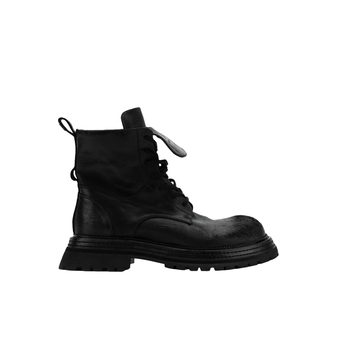 BI5AS504BK ZIOSONGZIO Scratch Combat Boots Black