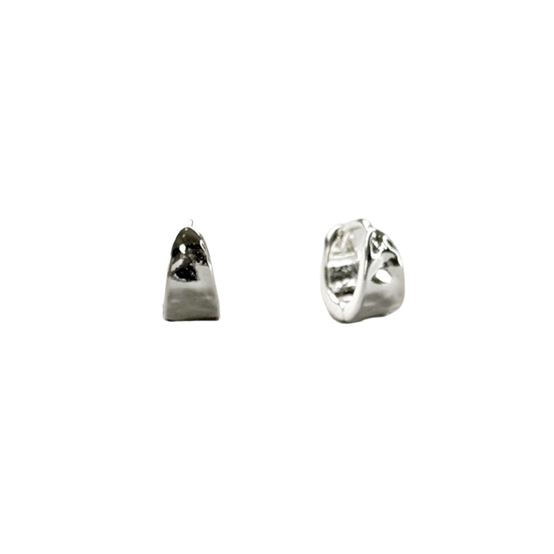 러브미몬스터 러프 콘 링귀걸이 실버(lovememonster Rough Cone Ring Earrings SILVER)