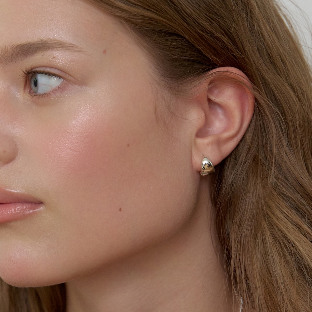 러브미몬스터 데일리 코어 콘 링귀걸이 실버(lovememonster Daily Core Cone Ring Earrings SILVER) - 3