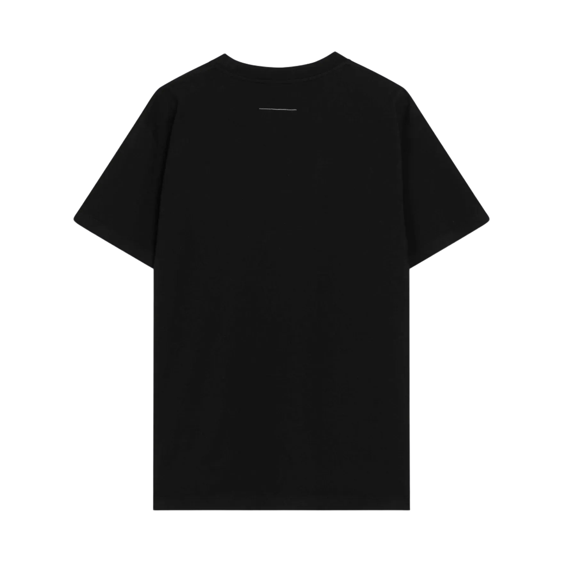 (W) MM6 메종 마르지엘라 코튼 티셔츠 블랙((W) MM6 Maison Margiela Cotton T-Shirt Black) - 2