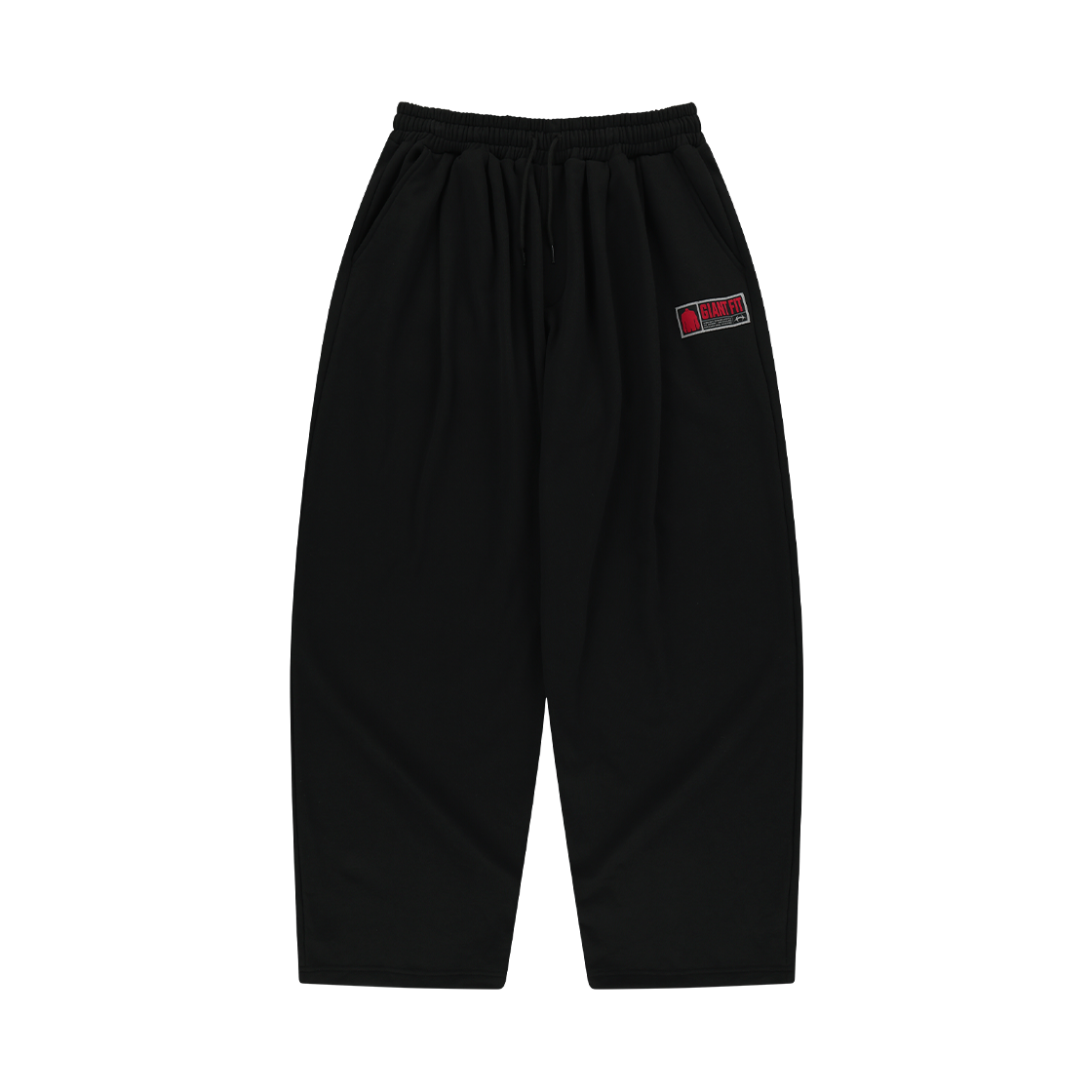 H243MLOMP010BK HDEX Giant Fit Sweatpants Melange Black