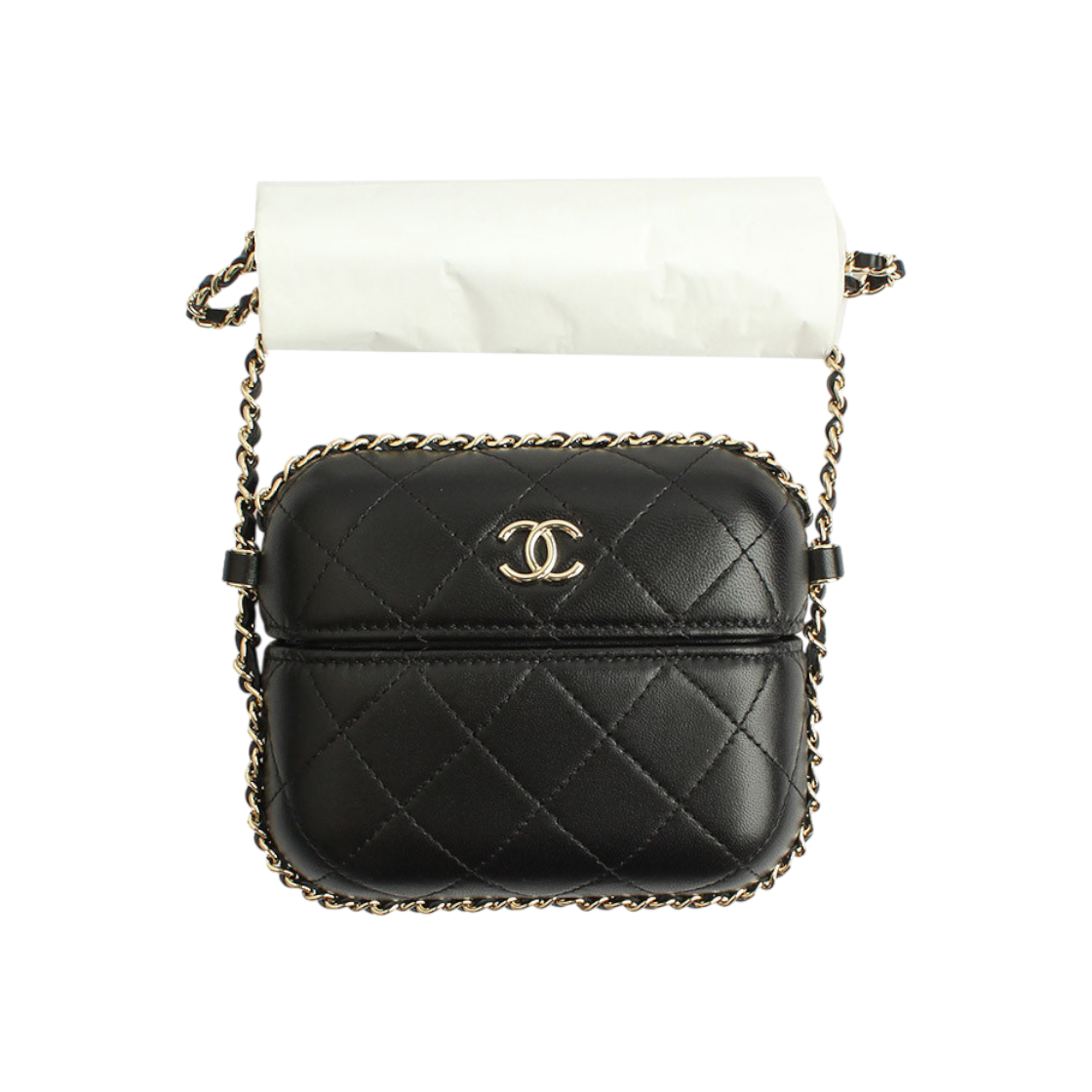 ITDNJJIQUEUU Chanel  Around Chain Mini Crossbody Bag Black