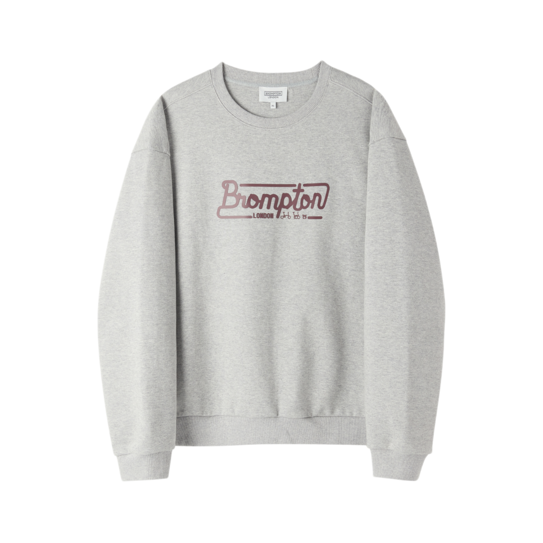 P263MSW163093 BROMPTON LONDON Brompton Logo Graphic Swateshirt M/Grey