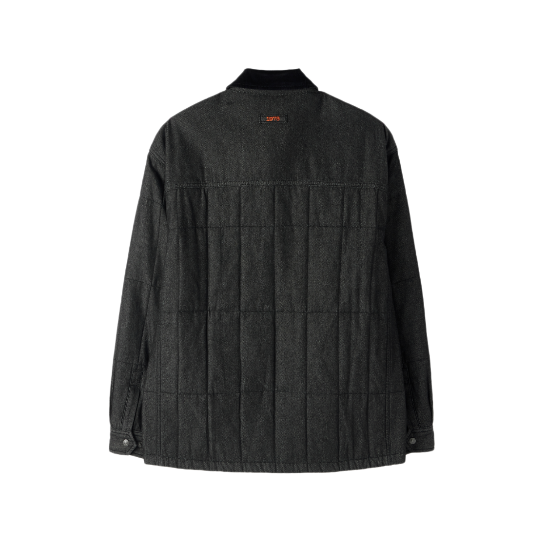 브롬톤 런던 헤리티지 코듀로이 패치 데님 셔켓 블랙(BROMPTON LONDON Heritage Corduroy Patch Denim Shirket Black) - 2