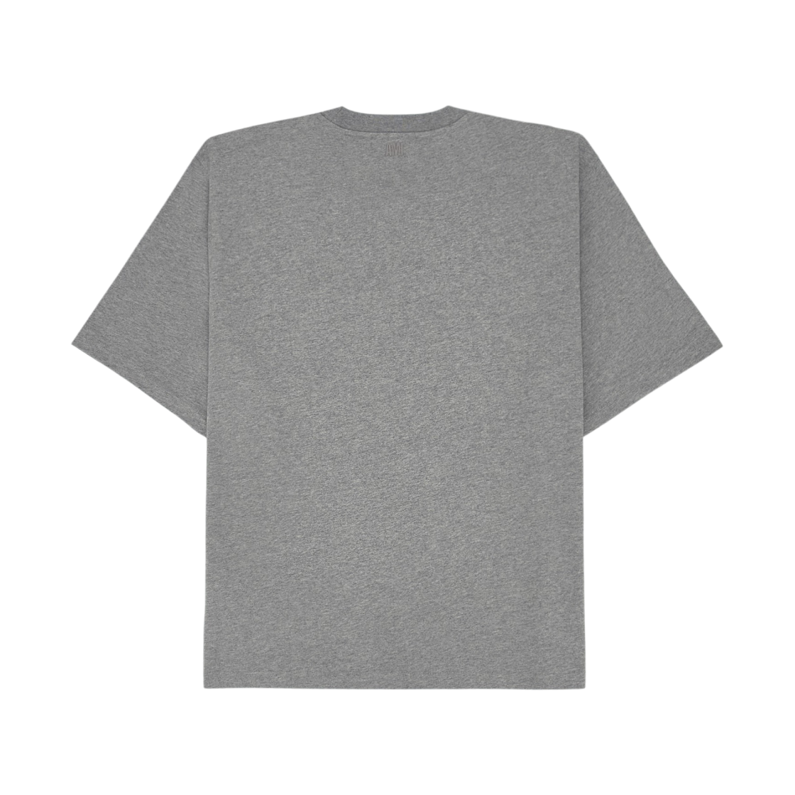 아미 스몰 하트 로고 박시 핏 티셔츠 헤더 그레이(AMI de Coeur Boxy Fit T-Shirt Heather Grey) - 2