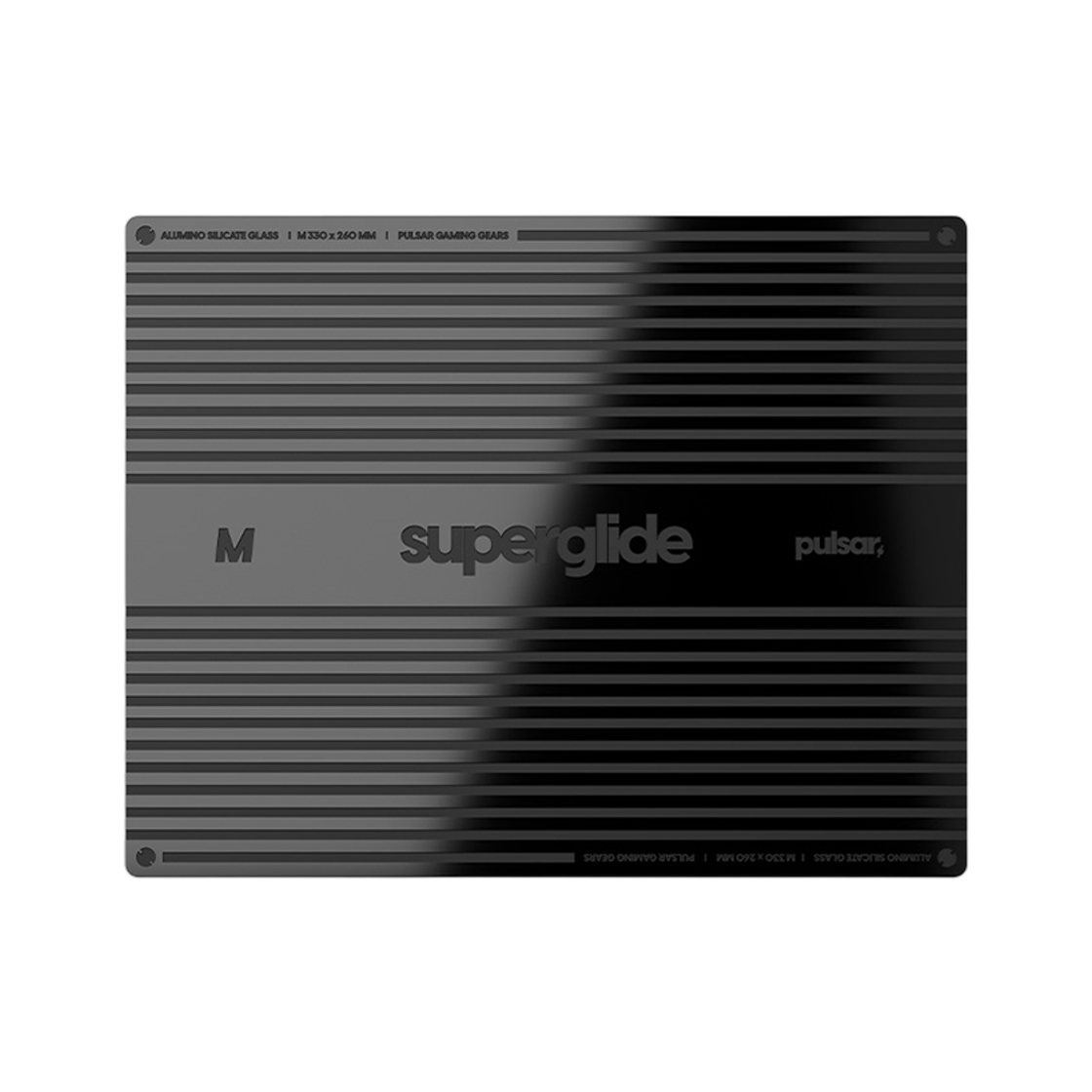 펄사 슈퍼글라이드3 유리 마우스패드 레드색상 M사이즈 Type-S(Pulsar Superglide Pad v3 M Red Type-S) - 2