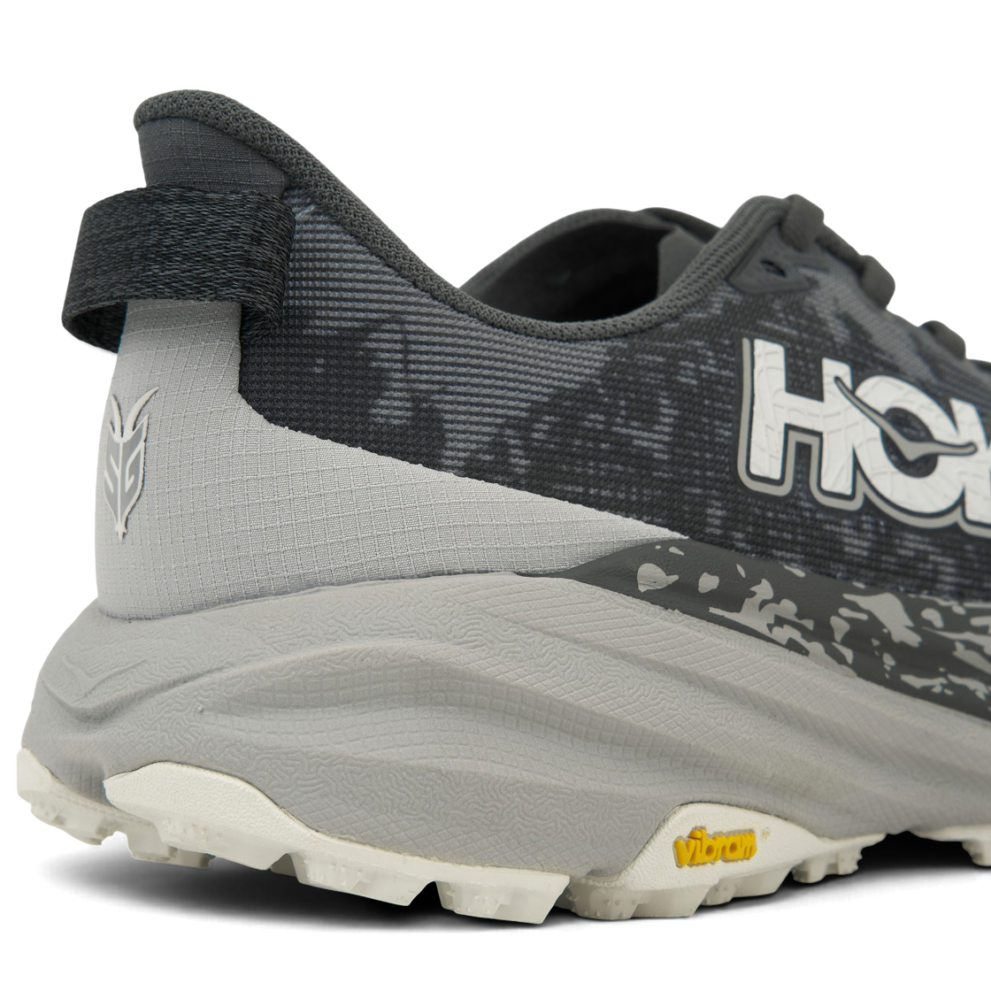 (W) 호카 스피드고트 6 새틀라이트 그레이 스타더스트 - 와이드((W) Hoka Speedgoat 6 Satellite Grey Stardust - Wide) - 8