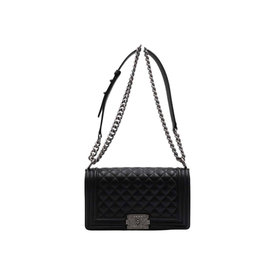 ITNFGBSMM68G Chanel Boy Chanel Medium Flap Bag Black