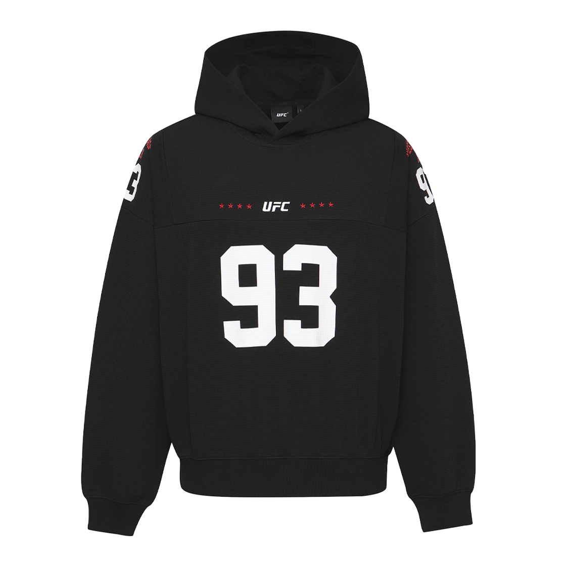 UFC WCFC 93 메가핏 후드티 블랙 U4HDX3102BK(UFC WCFC 93 MEGA OVERSIZED FIT HOODIE BLACK U4HDX3102BK)