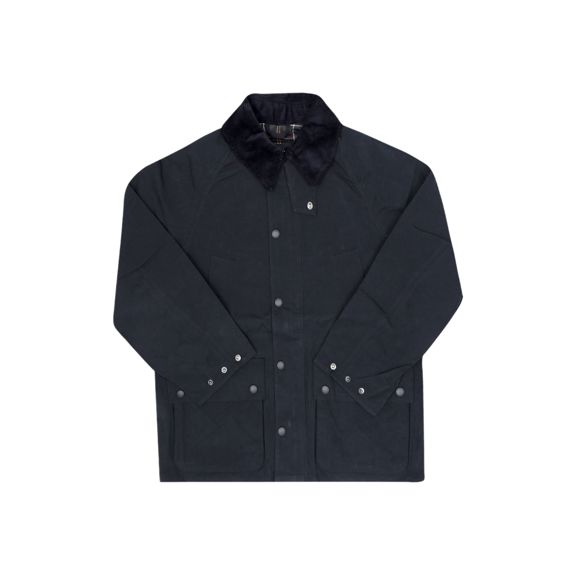 MCA0933NY71 [25% 쿠폰] Barbour OS Peached Bedale Casual Non-Wax Jacket Navy