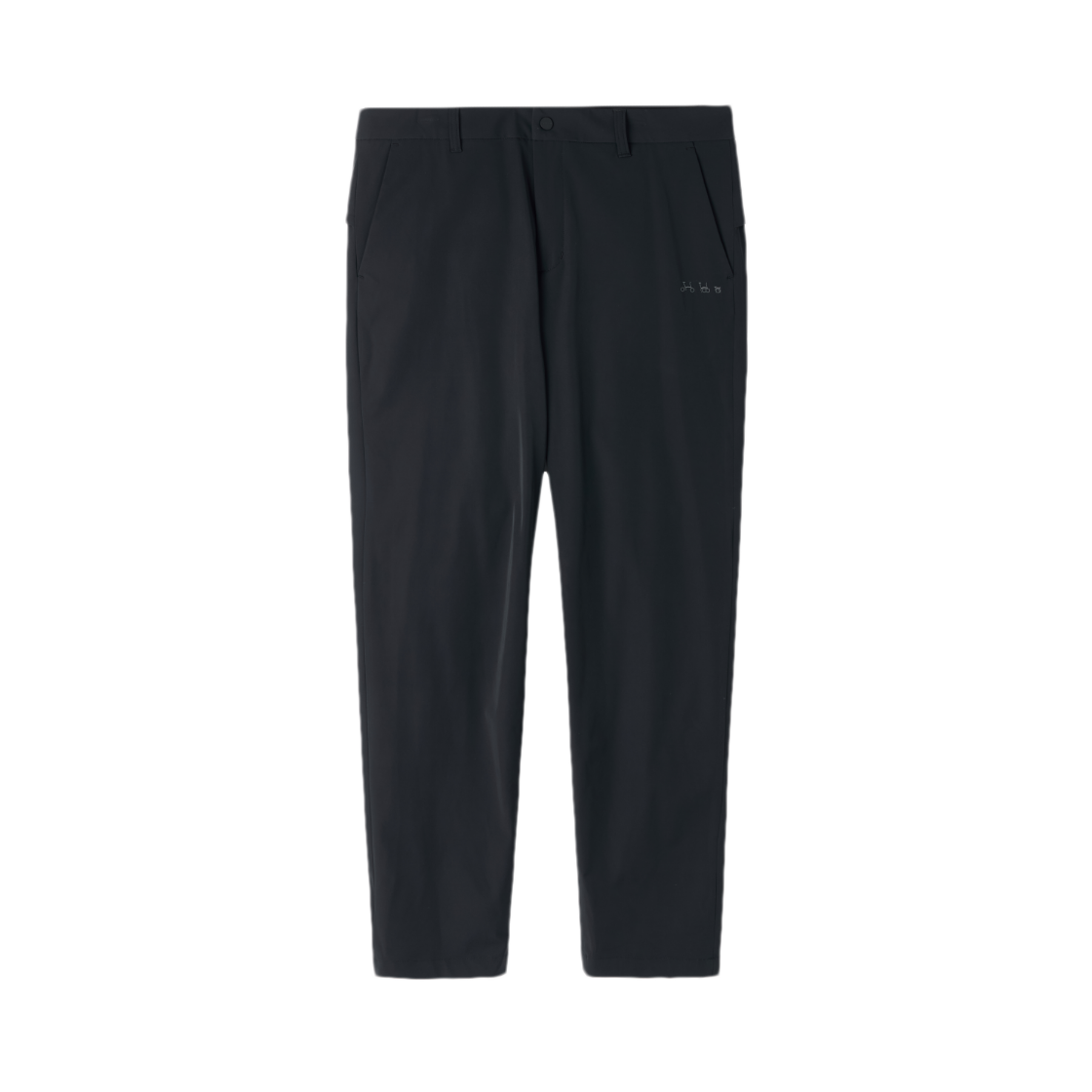 P263MPT120099 BROMPTON LONDON Slim Fit Trousers Black