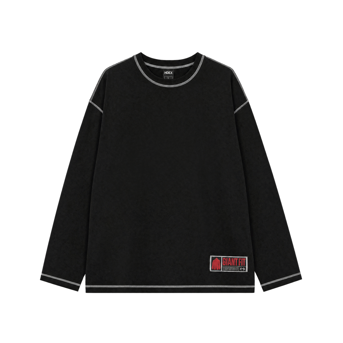 H3AM3MLTL030BK HDEX Core Giant Fit Jersey Long Sleeve Black