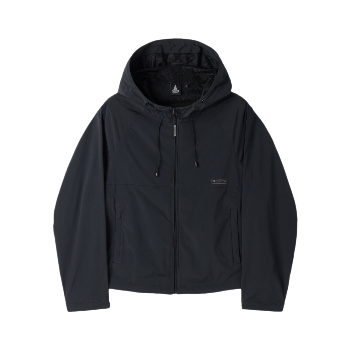 P263WJP105099 BROMPTON LONDON W Pattern Windbreaker Black
