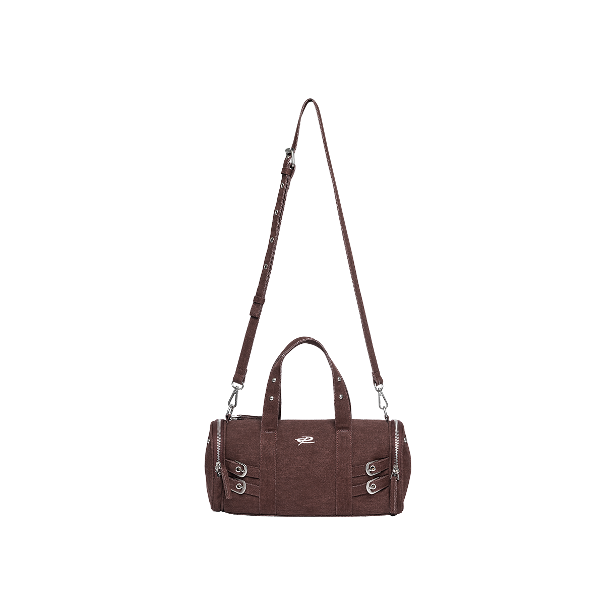 레이몬트 캔버스 드럼백 레드 브라운(Raiment Canvas Drum Bag_Red Brown)