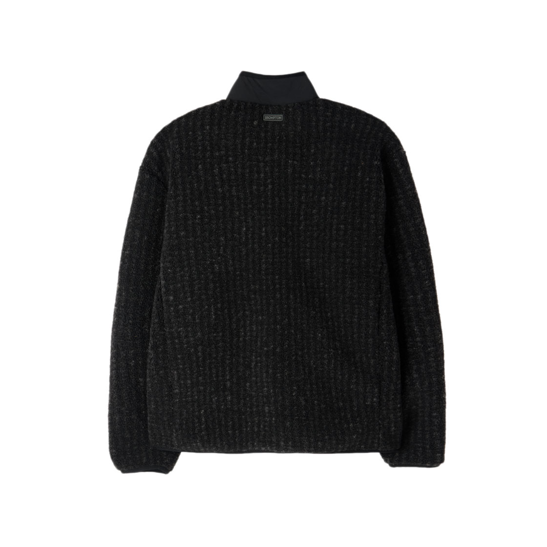 브롬톤 런던 코지 라이트 체크 플리스 점퍼 블랙(BROMPTON LONDON Cozy Lite Check Fleece Jumper Black) - 2