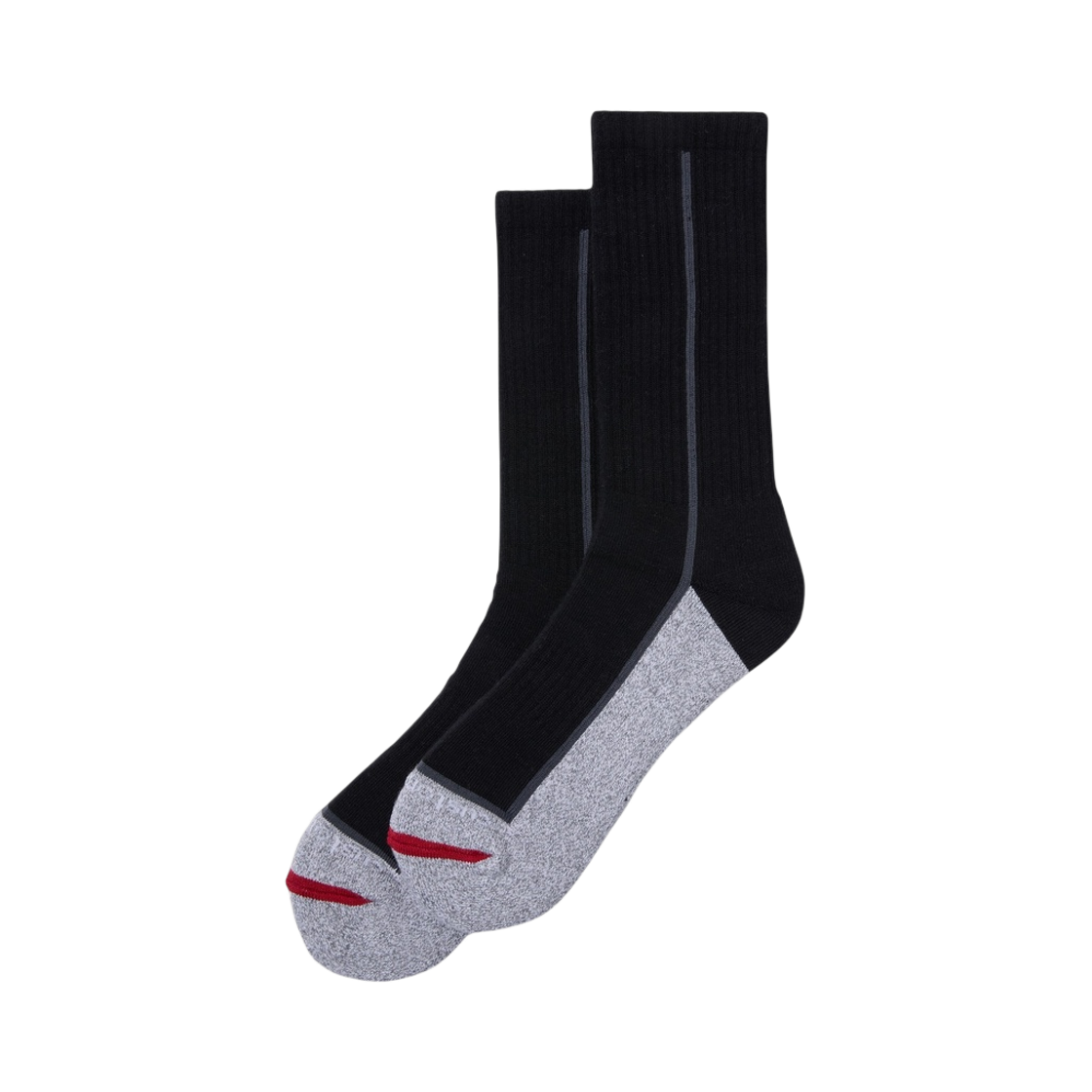 CALAX26518BKX Customellow Striped Sports Socks Black