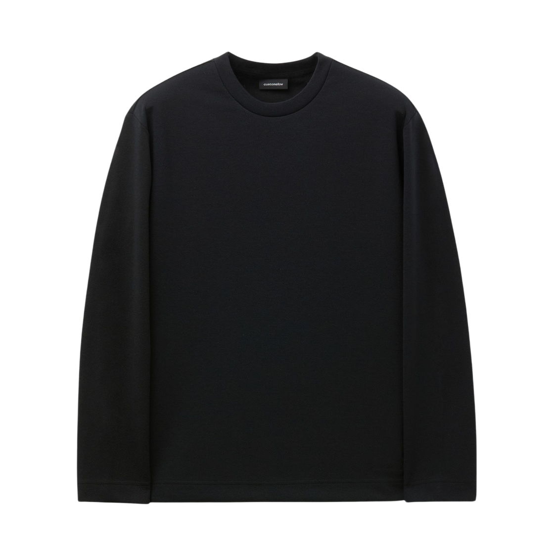 CWTAA26511BKX Customellow Textured T-Shirt Black
