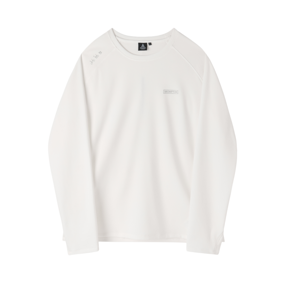P263MTS103010 BROMPTON LONDON Rideflow Baselayer Long Sleeve White