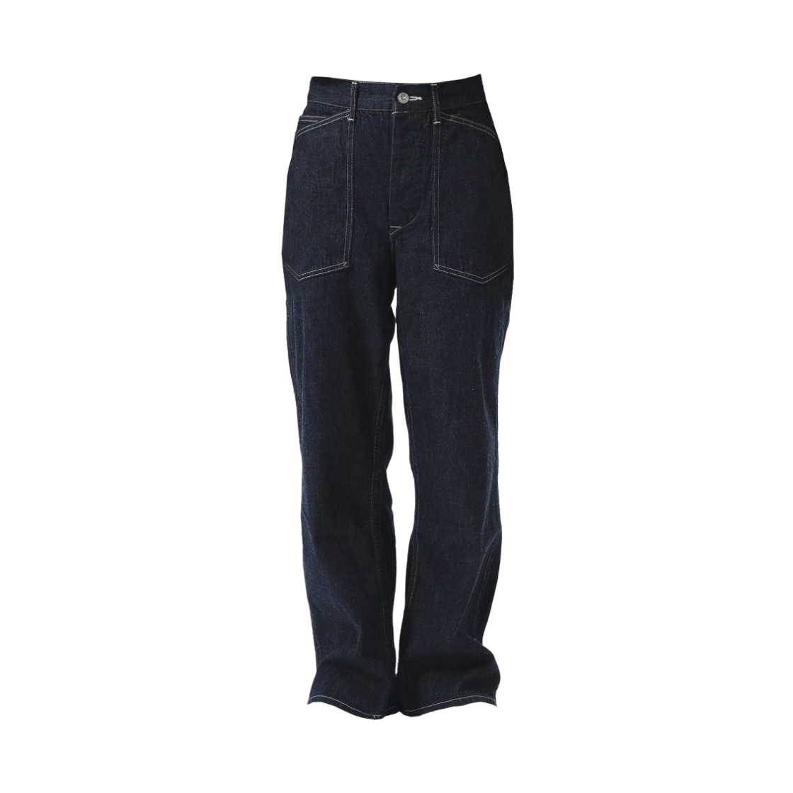 (W) 버즈 릭슨 x 빔즈 보이 US 아미 데님 팬츠 인디고((W) Buzz Rickson's x Beams Boy US Army Denim Pants Indigo)