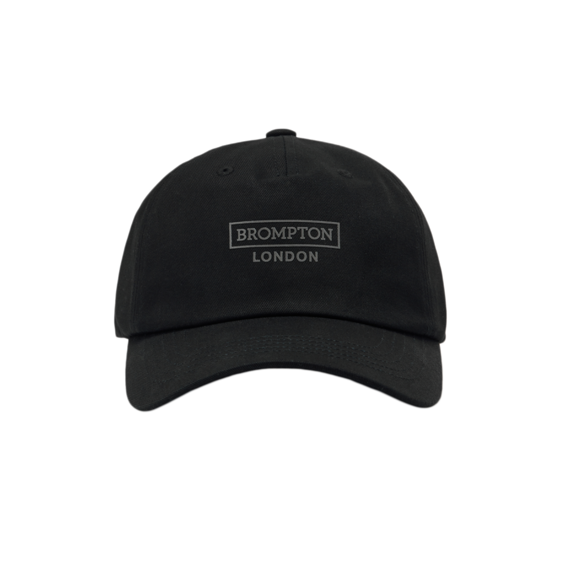 P265AHA120099 BROMPTON LONDON Basic 5 Panel Ball Cap Black