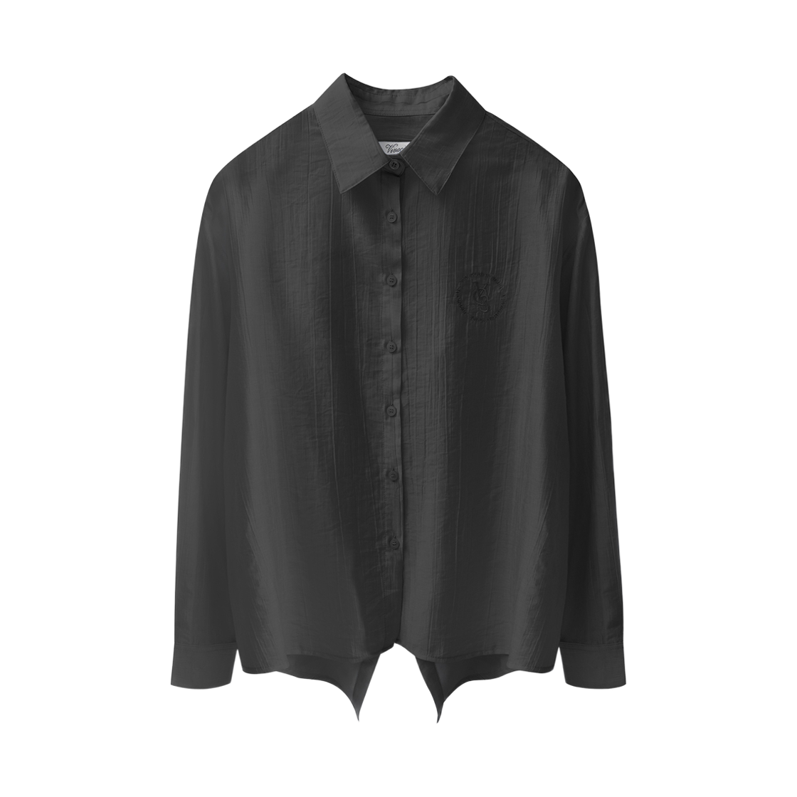 비바셔스 세노 백 버튼 셔츠 블랙(VIVACIOUS Seno Back Button Shirt BLACK)