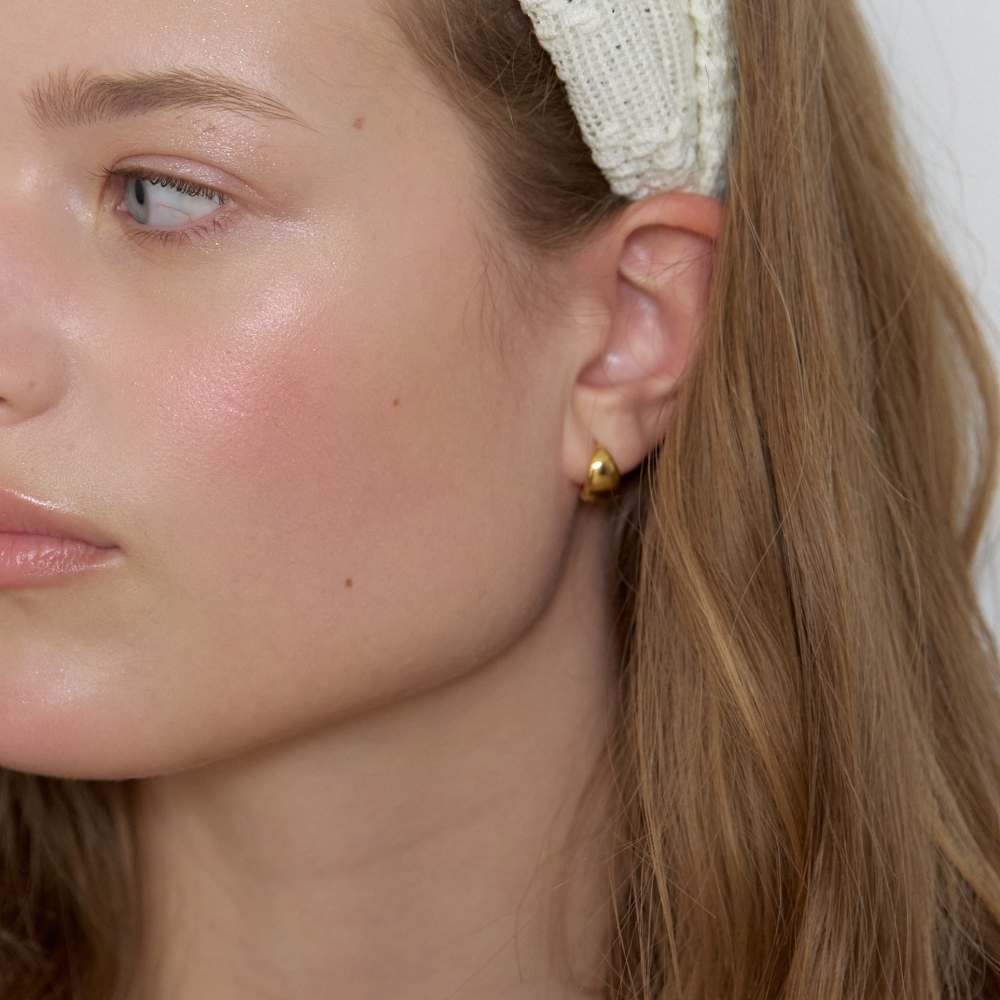 러브미몬스터 데일리 코어 콘 링귀걸이 골드(lovememonster Daily Core Cone Ring Earrings GOLD) - 2