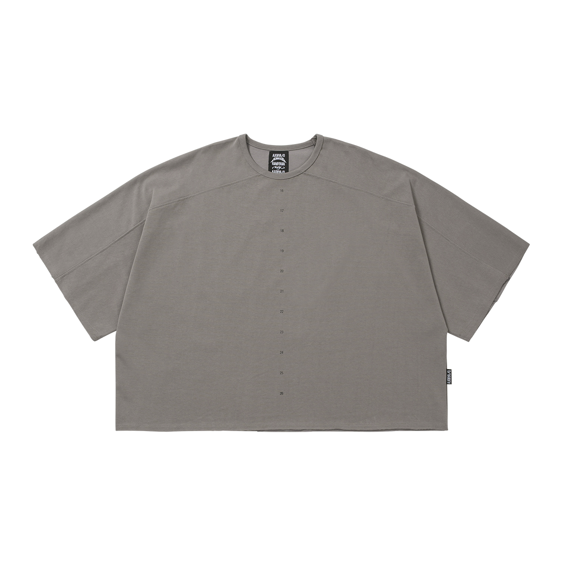 아조바이아조 10주년 기념 래글런 티셔츠 웜 그레이(AJOBYAJO 10th Anniversary Raglan T-Shirt WARM GRAY)
