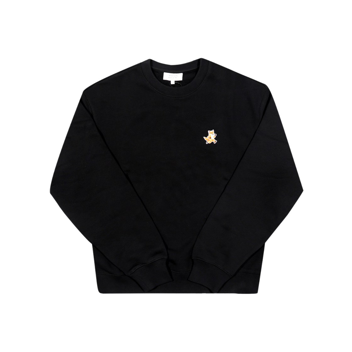 MM00313KM0321 P199 [25% 쿠폰] Maison Kitsune Speedy Fox Patch Comfort Sweatshirt Black