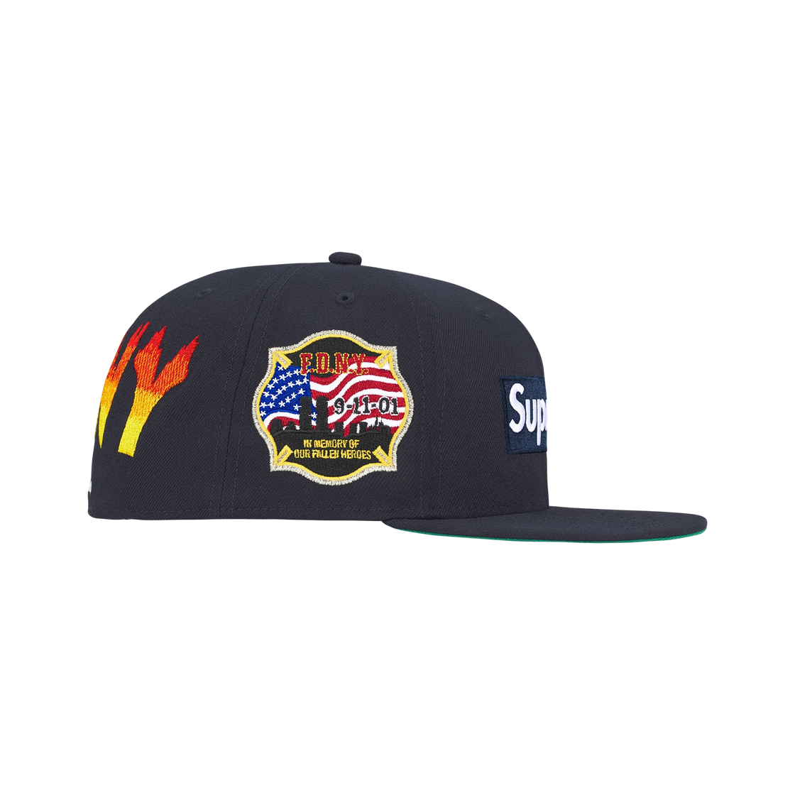 슈프림 x FDNY 박스 로고 뉴에라 네이비 - 26FW(Supreme x FDNY Box Logo New Era Navy - 26FW) - 3