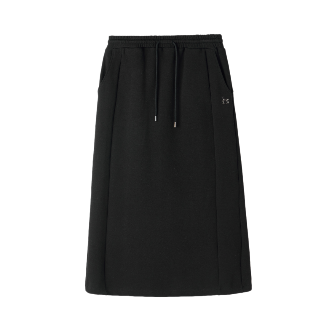 브롬톤 런던 우먼 스웻 스커트 블랙(BROMPTON LONDON W Sweat Skirt Black)