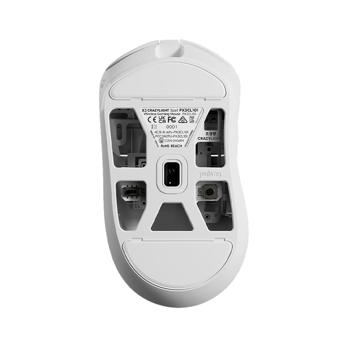 펄사 X3 CrazyLight 크레이지라이트 무선 게이밍 마우스 미니 우유니화이트색상(Pulsar X3 CrazyLight Uyuni White) - 2