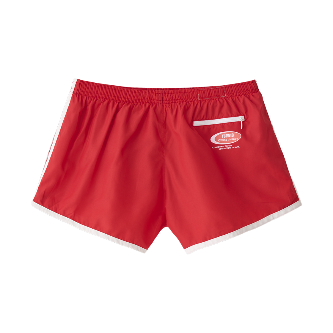 투위드 라인트랙 쇼츠 다크레드(Tuewid Line Track Shorts In Dark Red) - 2