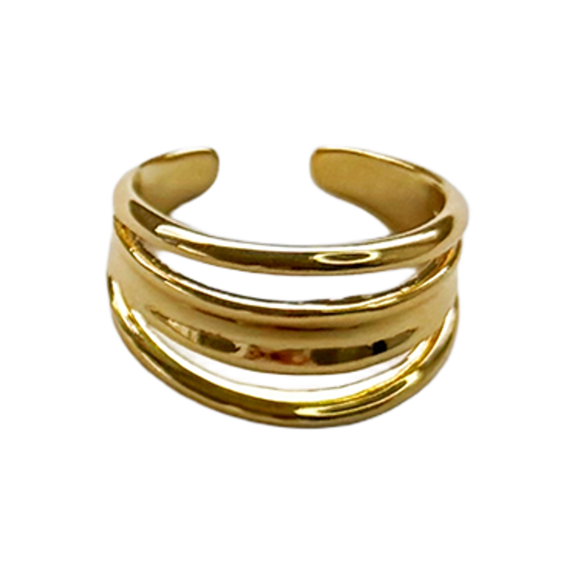 L262MRI020 lovememonster Trio Ring GOLD