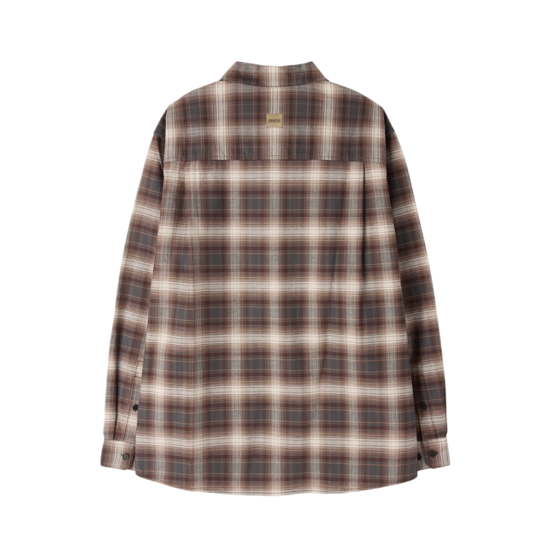 브롬톤 런던 빅 체크 셔츠 브라운(BROMPTON LONDON Big Check Shirt Brown) - 2