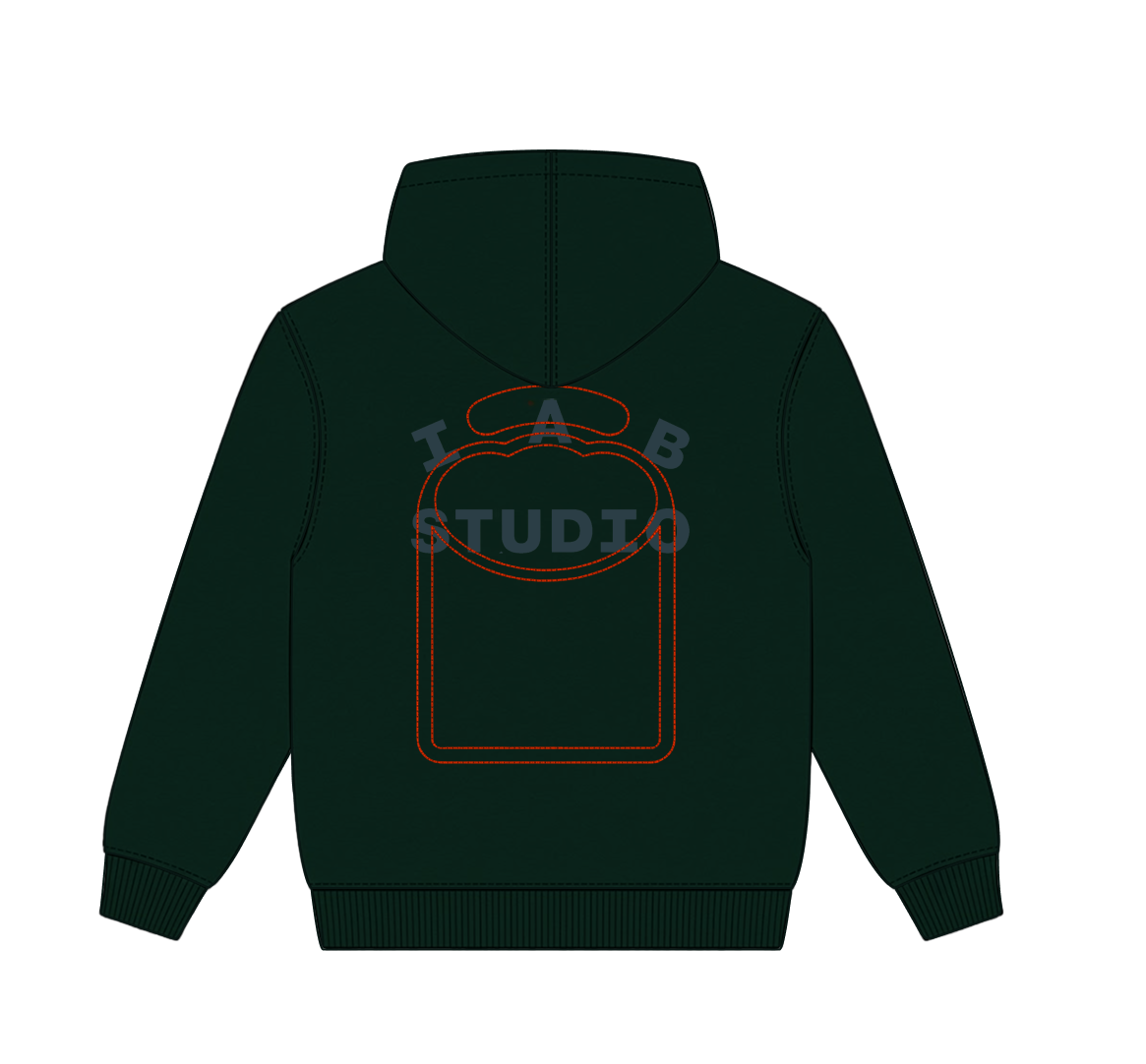 - IAB Studio x Otoki Ketchup Zip-Up Hoodie Deep Green