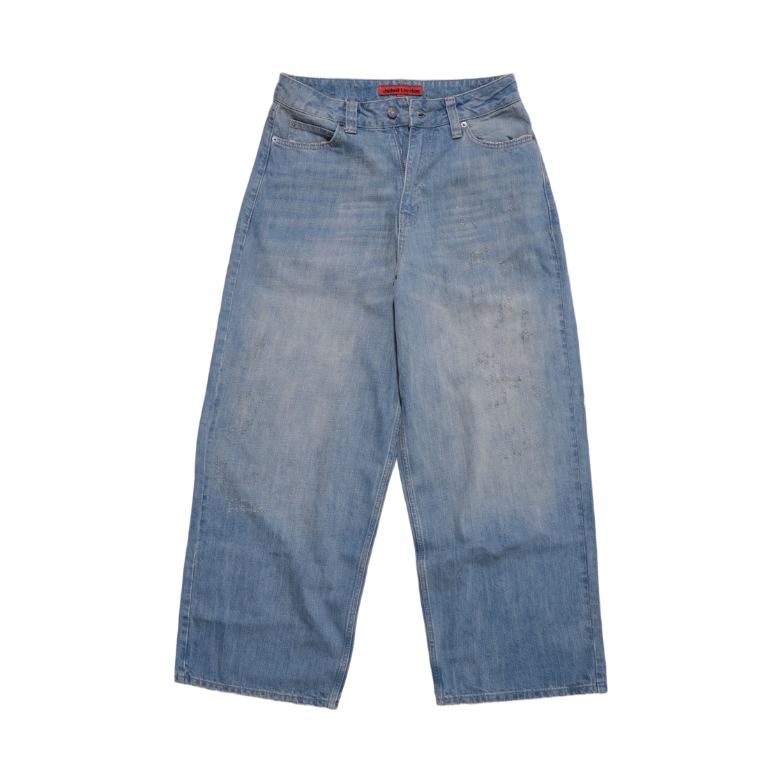 JMJE4302 (W) Jaded London Light Wash Slub XL Colossus Jeans Blue