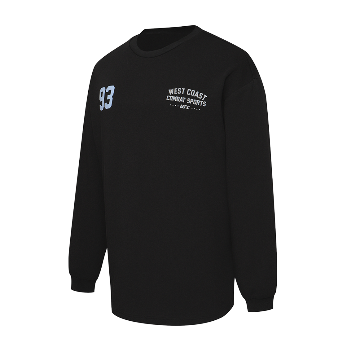 UFC WCFC 93 오버핏 긴팔 티셔츠 블랙 U2LSX3302BK(UFC WCFC 93 OVERSIZED FIT LS BLACK U2LSX3302BK) - 2