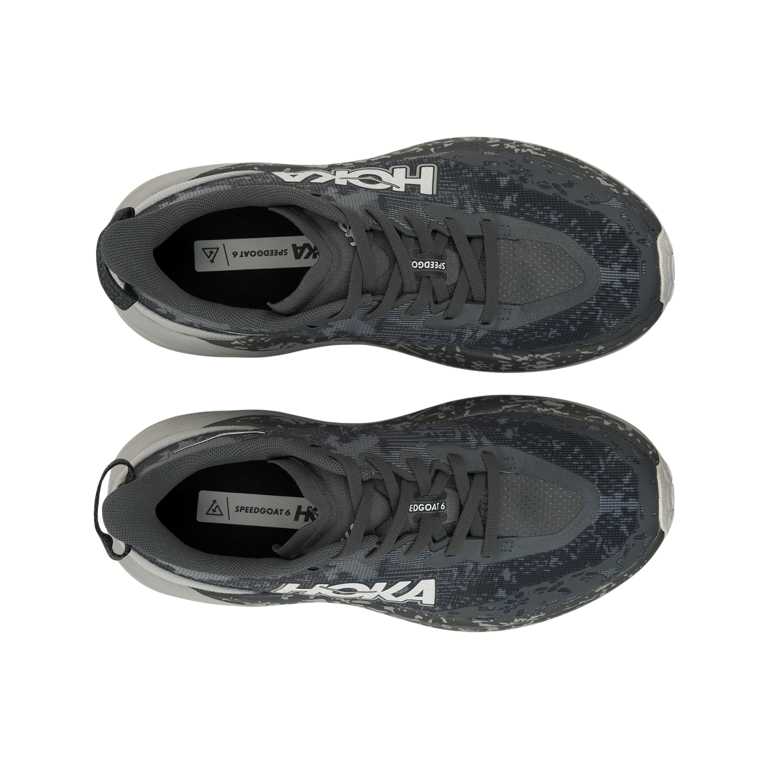 (W) 호카 스피드고트 6 새틀라이트 그레이 스타더스트 - 와이드((W) Hoka Speedgoat 6 Satellite Grey Stardust - Wide) - 5