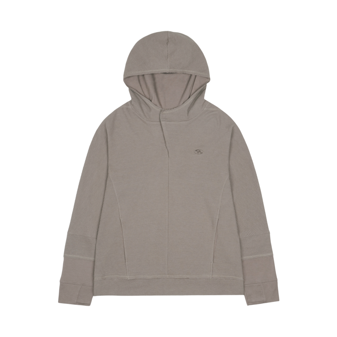 SG26FWTOHD004 Sansan Gear Plaid Hoodie Beige