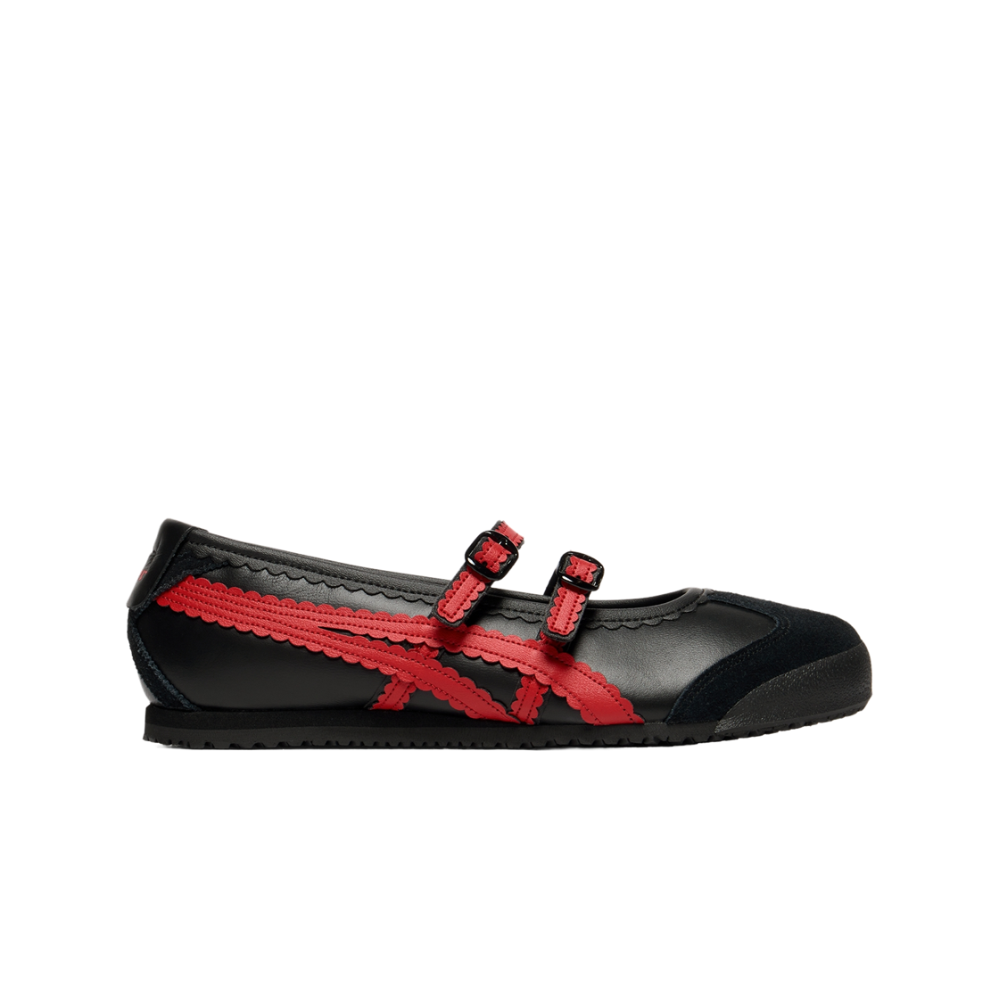 1182A678-002 (W) Onitsuka Tiger Mexico 66 TGRS Black Classic Red